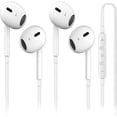 thumbnail image 2 of PYYNA-2-Pack MFi Certified Wired Earbuds for iPhone, Built-in Mic & Volume Control, Noise Reduction, Compatible with iPhone 14/13/12/11/X/8/7/SE/Pro/Max/Plus, All iOS Systems, 2 of 4