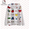 thumbnail image 4 of Chandail à Capuchon Hello Kitty Automne 2023 Imprimé Chandail en Molleton Décontracté Chandail en Molleton pour Femmes Ample Mode de Rue Décontractée, 4 of 7