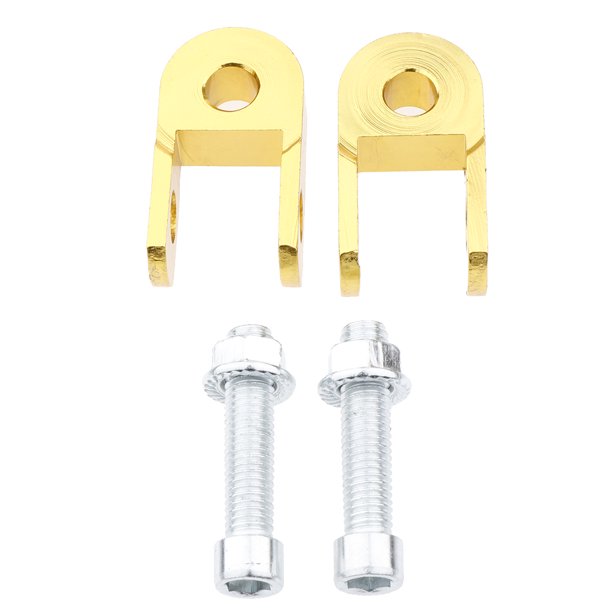 Dispositivo de alta amortiguación para motocicleta de 2 piezas para , Amarillo Sunnimix Dispositivo de alta amortiguación de la motocicleta