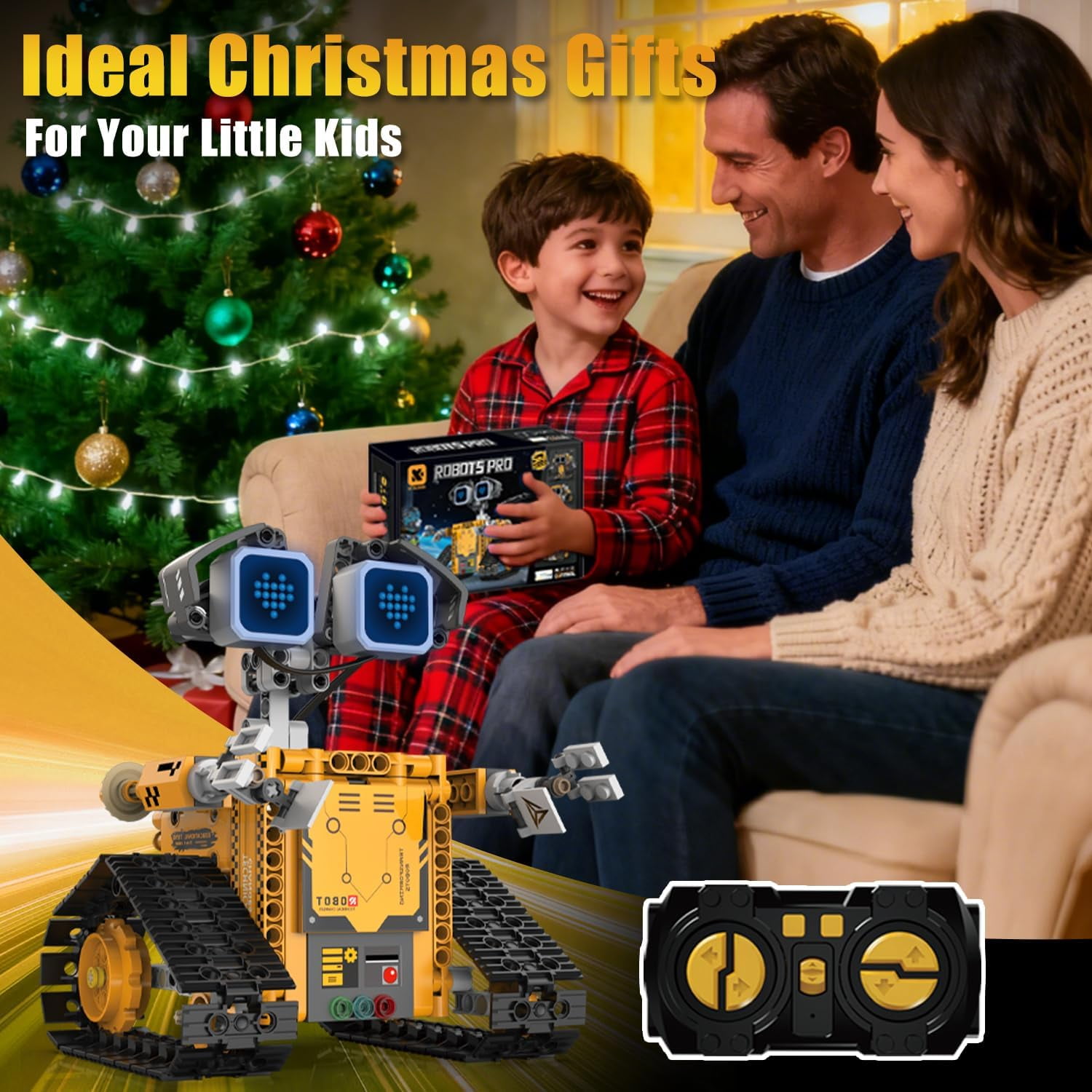 STEM Robot Building Kit, 5-in-1 Remote Control Building Toys Kit,Chirstmas Birthday Gift for Boys Ages 8 9 10 11 12 13 14