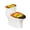 Halloween Moon Bats, variant on HELLHERO Elastic Fabric Lid Cover Set for Toilet for Toilet, Fits All Toilet Shapes Dust-Proof Washable and Reusable, Stays in Place, 17"x21"