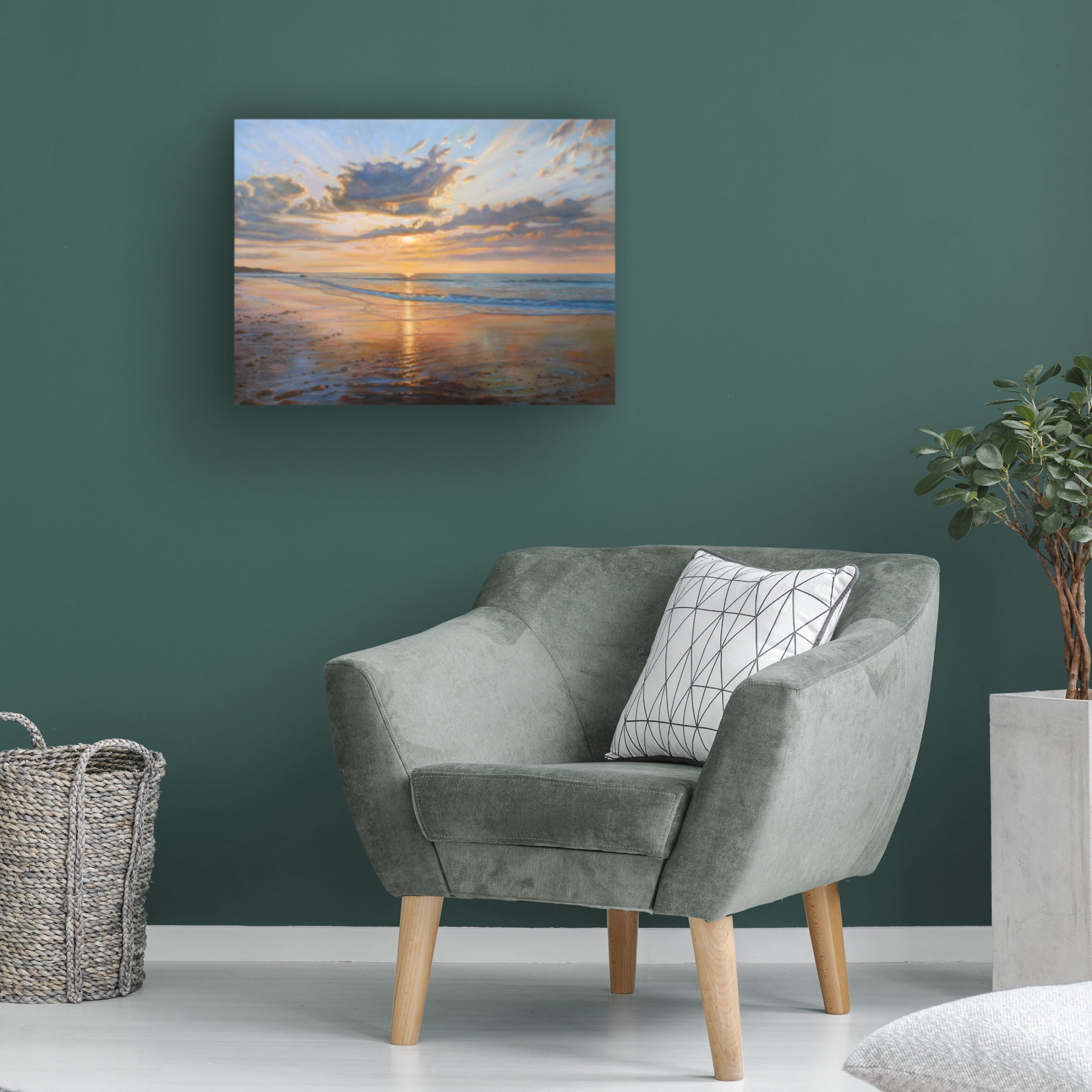 Canvas Wall Art - Bruce Dumas 'Morning Serenade' Wall Art for Living Room, Bedroom, or Office Décor by Trademark Fine Art - 24 x 18 Inches