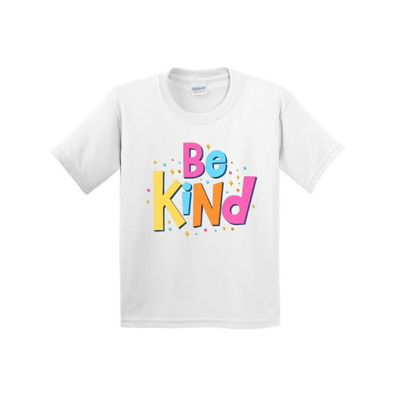 Inktastic Be Kind Inspirational Quote in Color Youth T-Shirt