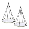 thumbnail image 1 of 2 bandejas colgantes para recoger semillas de pájaros, comedero para abejas, accesorios de jardín para exteriores, prácticos y de fácil instalación. Diámetro 505 cm, 1 of 9