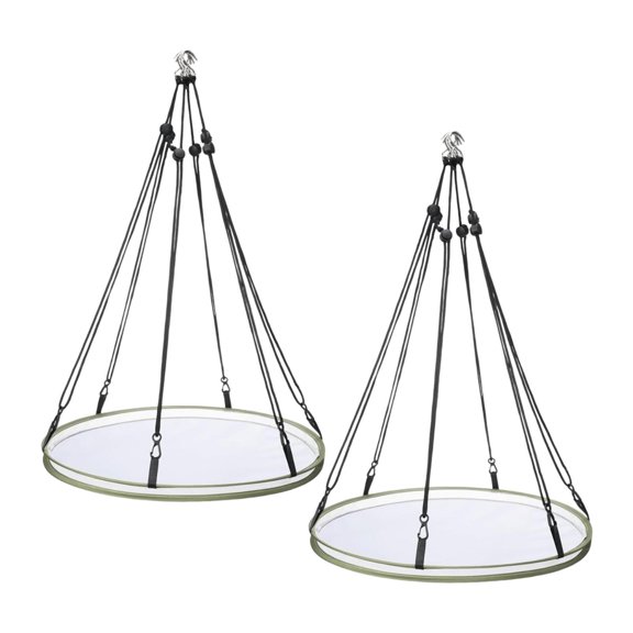 CarpNettore 2 Bird Seed Catcher Trays, Bird Feeder Trays, Durable, Practical and Adjustable, Dia 50.5cm