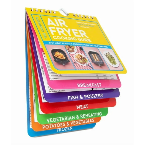 Air Fryer Cookbook The Complete Air Fryer Cooking Guide: 275  Most Popular Cooking Times and Temperatures - The Sunday Times Bestseller, (Spiral-Bound)
