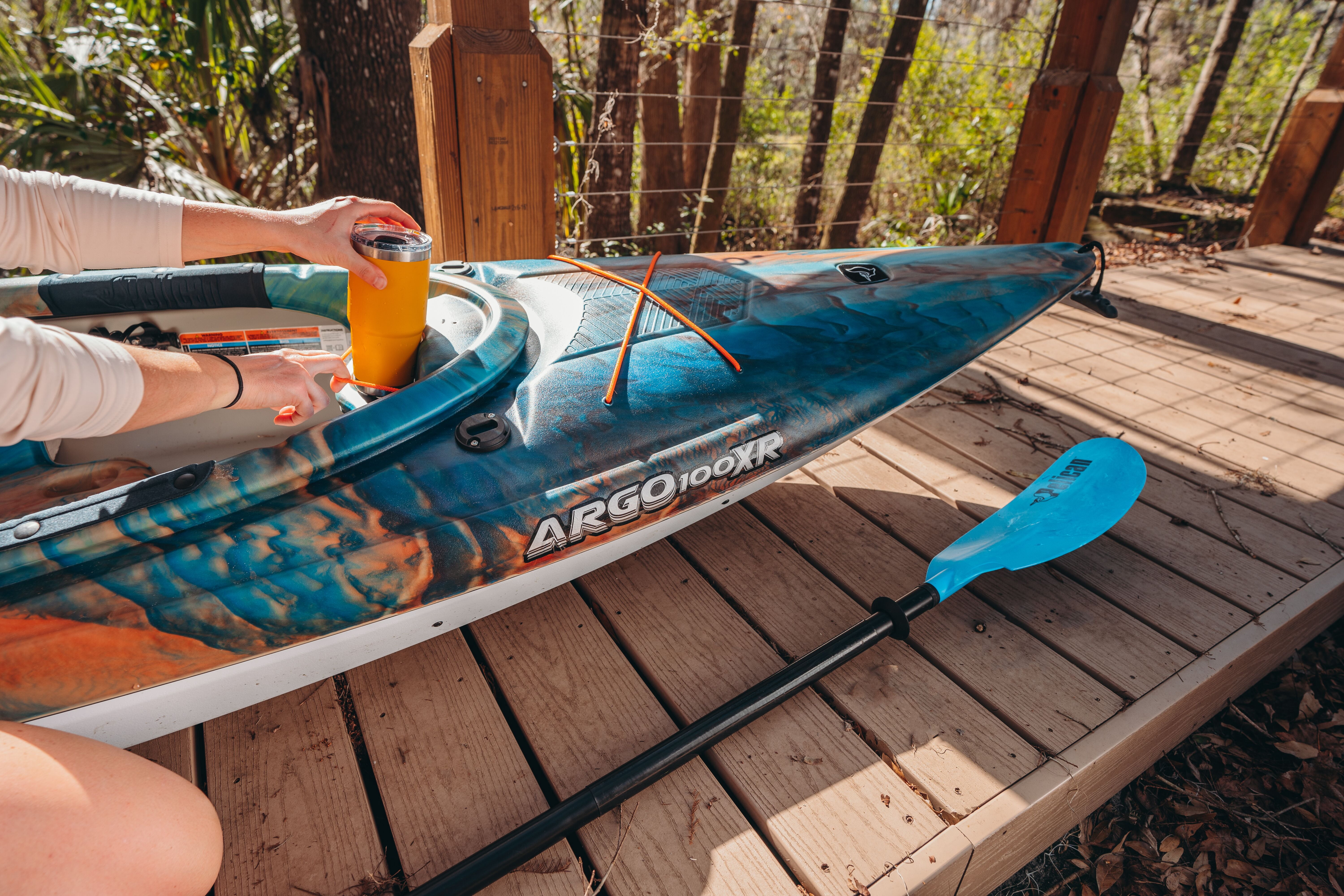 Pelican - Argo 100XR - Recreational Sit-In Kayak - 10 ft - Cosmos