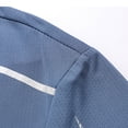thumbnail image 6 of NOEGOEU Men's Workout Shirts Dry Fit Breathable Shirts Cooling Moisture Wicking Athletic Gym Tops (Blue,M), 6 of 8