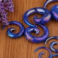 thumbnail image 4 of Tapones de túnel de acrílico Sunnimix 8x Calibres Expansor Kit de estiramiento Azul, 4 of 8