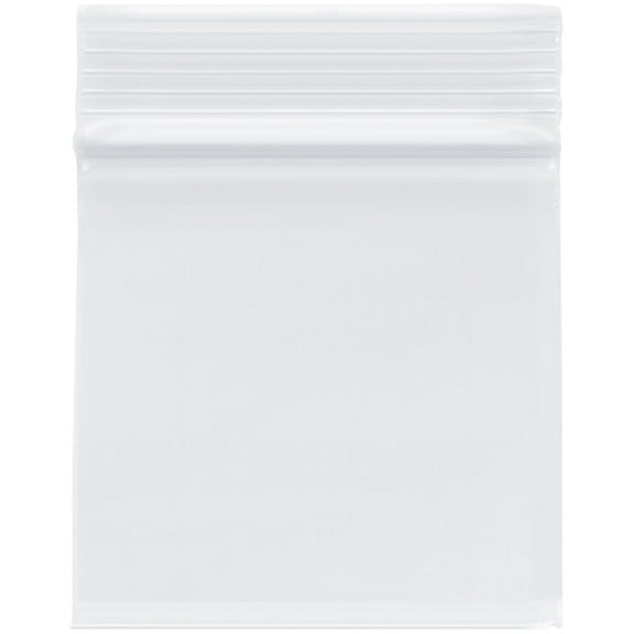 Plymor 3" x 3" (Pack of 200), 4 Mil Heavy Duty Zipper Reclosable Plastic Bags