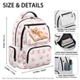 thumbnail image 5 of FKELYI 17 Inch Schoolbag for Kids Girls Backpacks with Multi-Pockets Corgi Dog Pink Butterfly Print School Bookbag Casual Daypack Travel Knapsack for Hiking Camping, 5 of 7