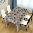 thumbnail image 4 of Yayeee Tablecloths 60" x 60" Rectangle Wrinkle Resistant Party Table Cover, Gray Acorns Pattern, 4 of 8