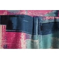 thumbnail image 6 of Men's Casual Button Down Linen Shirts - Short Sleeve, Stand Collar, Floral Pattern, 6 of 7
