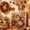 Warm Orange, Gold, Burgundy, Green, Pearl Tones, variant on Autumn Pearl Painting Kit, DIY Autumn Harvest Pumpkin Pearl Diamond Art Kit (Style B)