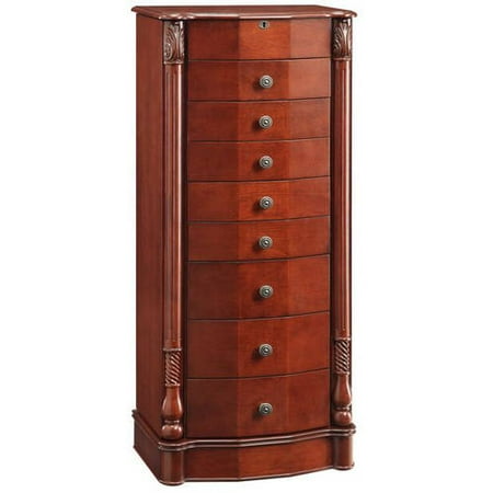Rayford Jewelry Armoire, Cherry