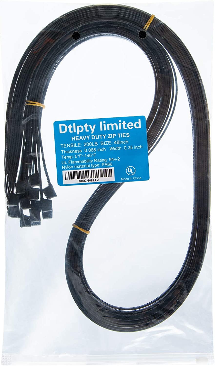 Extra Large Zip Ties Long Cable Ties Big Heavy Duty Outdoor Plastic