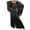Black, variant on TSADFHJI Plus Size Pajamas for Women Silk Women's Ice Silky Robe with Trim Silky Kimono Feather Trim Long Bathrobe with Tie S Black