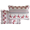 thumbnail image 3 of Marina Decoration Rich Printed Embossed Pinsonic Coverlet Bedspread Ultra Soft Bedding Summer Christmas Quilt Set with Shams, Xmas Deer Pattern, 3 of 7