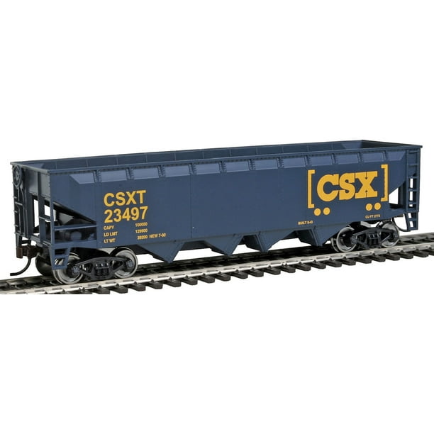 Walthers Trainline HO Scale Offset Hopper Train Car CSX Transportation