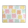 thumbnail image 5 of Yayeee Area Rugs for Living Room 5.2'x4' Non Slip Washable Bedroom Floor Carpet, Cute Gummy Bears Pattern, 5 of 5
