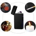 thumbnail image 3 of USB Electric Dual Arc Flameless Torch Rechargeable Windproof Plasma Epex Lighter with LED Charge Indicator, 3 of 8