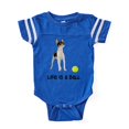 thumbnail image 1 of CafePress - FIN Toy Fox Terrier Life - Cute Infant Baby Football Bodysuit, 1 of 1
