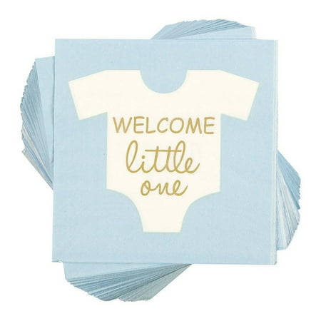 napkins shower baby disposable folded reveal gender cocktail inches decorations supplies pack boy perfect paper