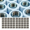 thumbnail image 3 of HUGFEGWE Inserts de Filetage, 50 Pcs Inserts de Filetage M10x1.25, Outil de Réparation d'Écrou de Réduction Mâle Femelle, Manchon de Réparation de Vis SUS304 pour Aluminium, Inserts de Verrouillage de Filetage (2D) CJB91-111279, 3 of 9