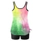 thumbnail image 4 of Trajes de baño tankini para mujer Trajes de baño de dos piezas con espalda de tiras y estampado conservador para mujer Traje de baño de dos piezas para mujer, 4 of 5