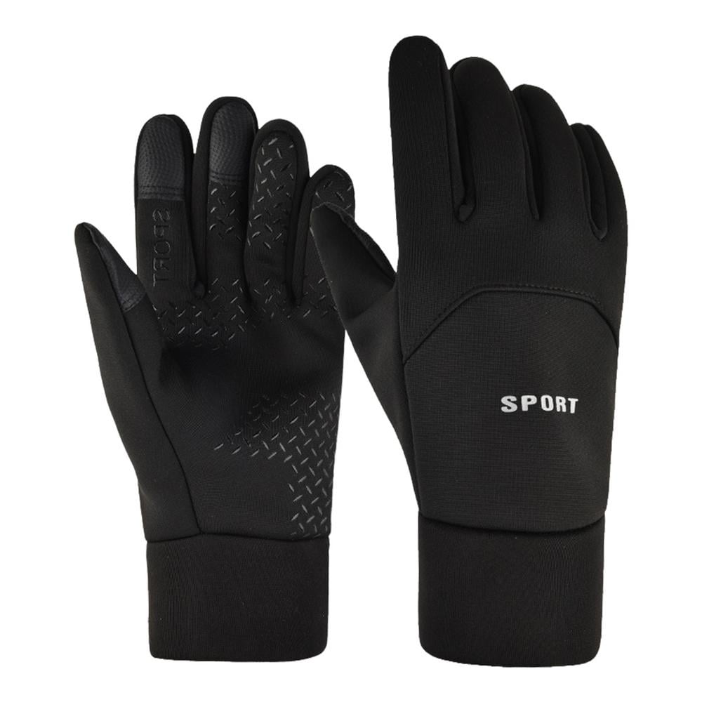 Cycling Gloves Men Women Waterproof Mens Gloves Running Gloves Touch Screen Gloves Winter Gloves Thermal Gloves Heated Gloves for Running and Cycling