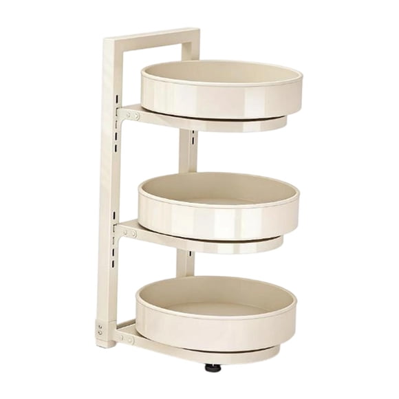 Estante para condimentos, estante para gabinetes de cocina, estante para vasos de agua, organizador de despensa para exhibición. 3 capas