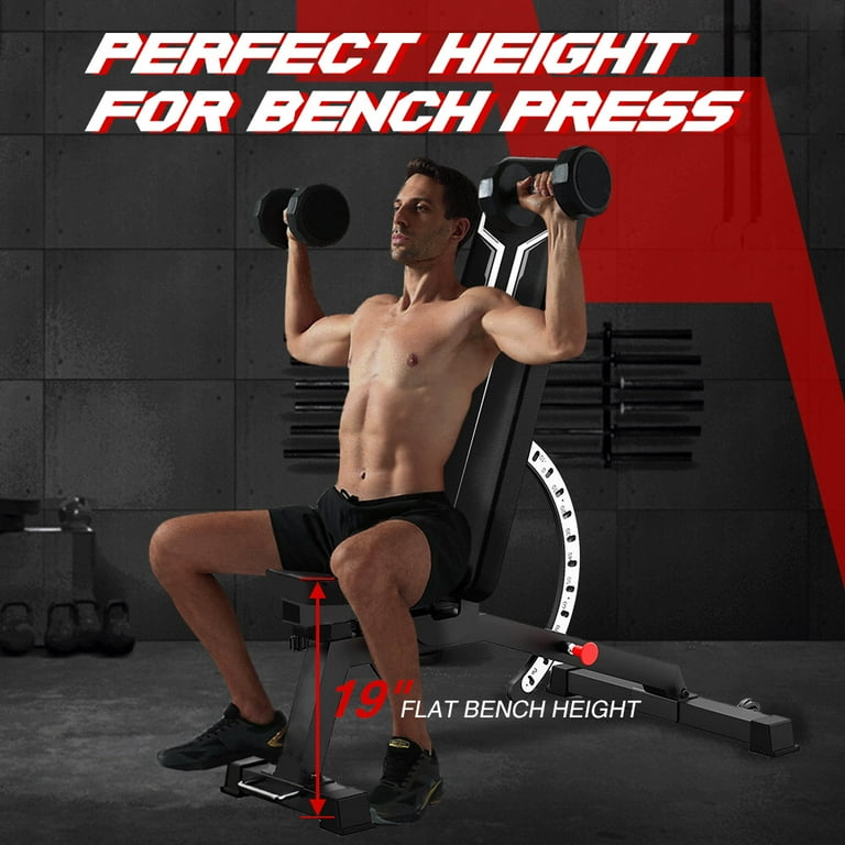 SPART 1500LB Commercial Weight Bench Professional Adjustable