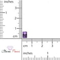thumbnail image 3 of 0.75 ct 6.5x4.5mm Emerald Cut Simulated Purple Alexandrite February Birthstone, 3 of 4