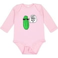 thumbnail image 3 of Inktastic Just Dill with It Chill Dill Pickle in Sunglasses Boys or Girls Long Sleeve Baby Bodysuit, 3 of 5