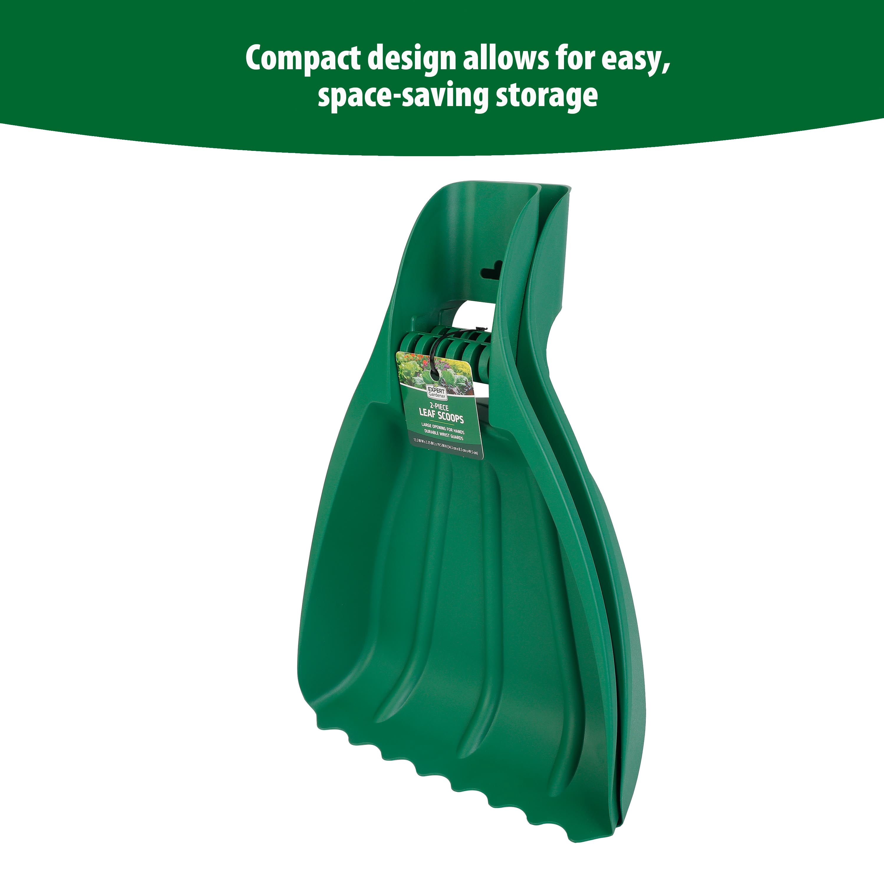Expert Gardener Poly Handheld Leaf Shoveler