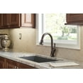 thumbnail image 5 of Delta Leland Single Handle Pull-Down Kitchen Faucet with Touch2OÂ® and ShieldSprayÂ® Technologies in Venetian Bronze 9178T-RB-DST, 5 of 13