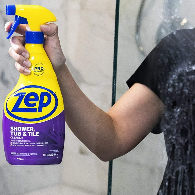 Zep Foaming Shower Tub and Tile 32-fl oz Shower and Bathtub Cleaner  (12-Pack) in the Shower & Bathtub Cleaners department at