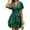 Army Green, variant on Women's Party Dress V-Neck Solid Color Waist Defining Irregular Hem Elegant Midi Dress for Spring Fall Banquet Date Night,Army Green,L