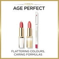 thumbnail image 4 of L'Oréal Paris Age Perfect Rouge À Lèvres Avec Huiles Précieuses, Pigments Riches, Radiant Bronze 218, 4 of 8
