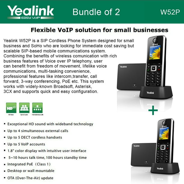 Yealink w52p настройка ростелеком