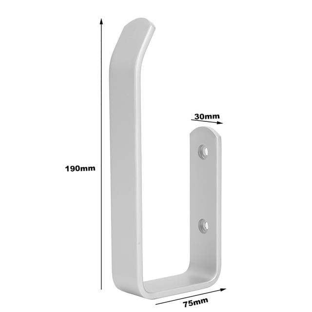 Porta Rollos De Baño Soporte Toallero De Aluminio 3kg Carga Máxima Para Baño Cocina Oficina Con Gancho Anticaída Y Diseño Moderno