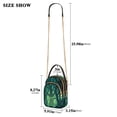 thumbnail image 3 of Women's Crossbody Handbags Shoulder Handbag Multi Pocket Crossbody Bag Dark Forest with Green Eyes, 3 of 7