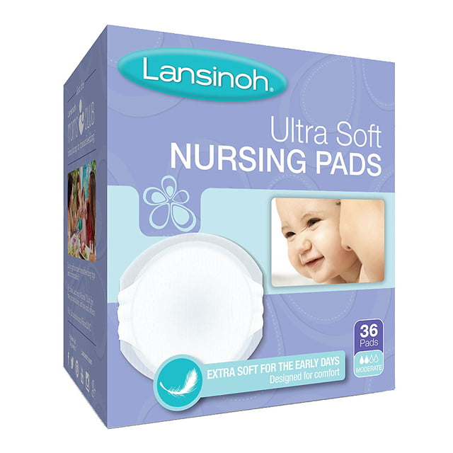 Lansinoh Ultra Soft Disposable Nursing Pads 36 ea Pack of 4 