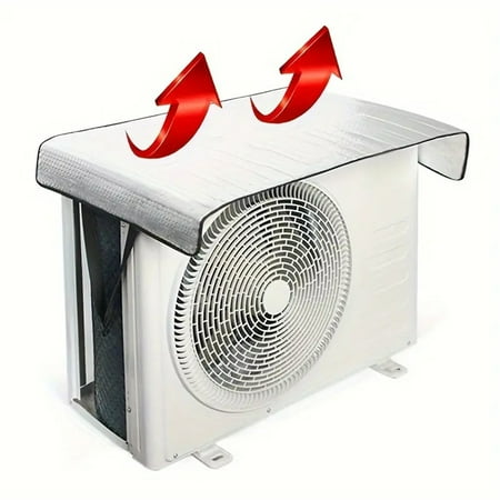 

YULANBI tools clearance sale 1pc Outdoor Conditioner Cover - Aluminum Foil Insulated Flame Retardant Rainproof Protector