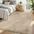 thumbnail image 4 of 8x10 Area Rug for Living Room:Ultra Soft Fluffy Shag Beige Rugs,Large Fuzzy Plush Indoor Non Slip Carpet Washable Rug for Bedroom Kids Nursery Office Dorm Modern Decor(Beige 8'x10'), 4 of 7
