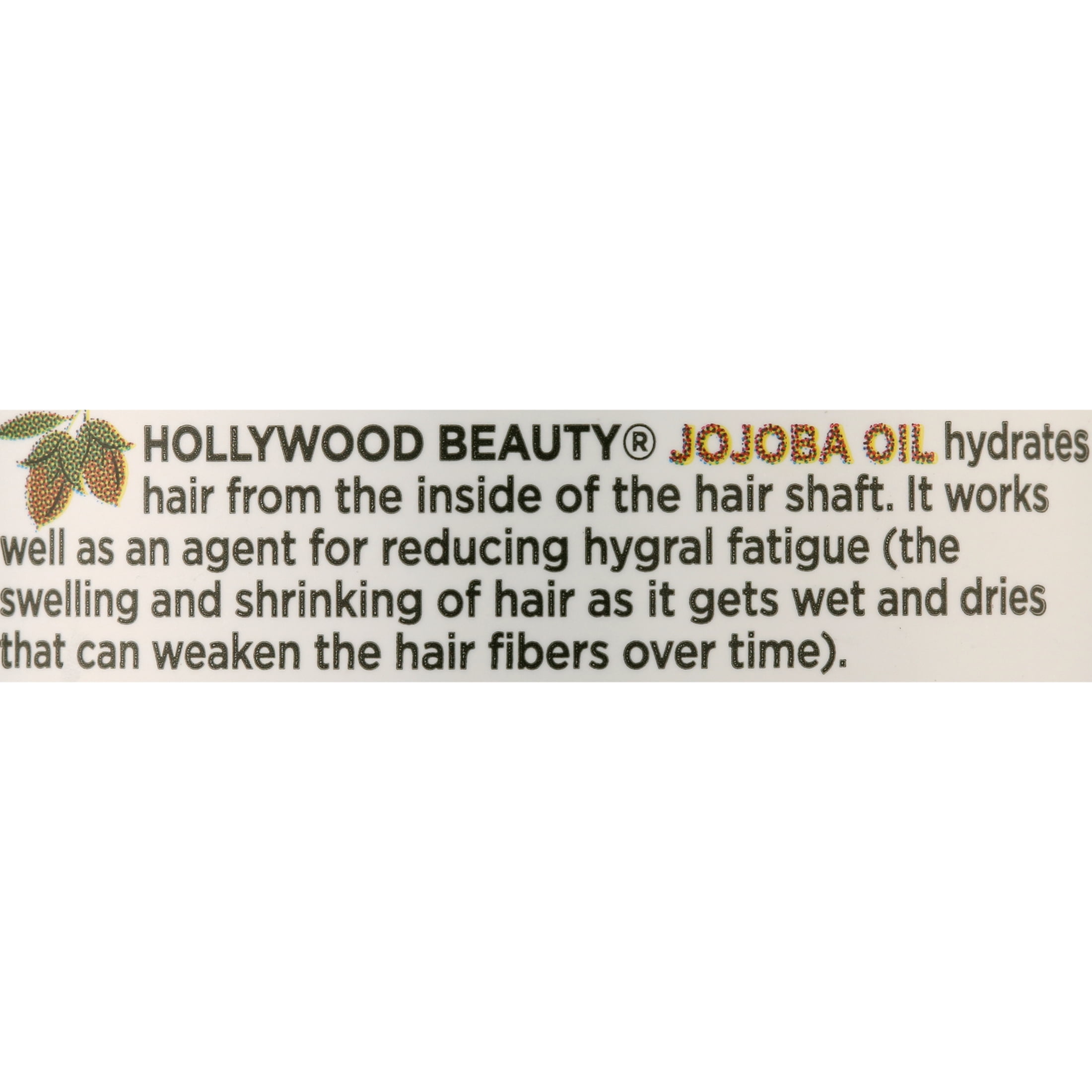 (3 pack) Hollywood Beauty Jojoba Oil for Hair, Scalp, and Skin, 2 fl oz, Smoothing & Straightening all Hair Types