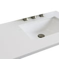 thumbnail image 5 of Bellaterra Home 430002-37R-WER 37 in. Quartz Countertop & Single Rectangle Right Sink, White, 5 of 6