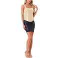 thumbnail image 2 of INSPIRAR CHIC Top de Tirantes para Mujeres con Lentejuelas Brillantes Sin Mangas Corset Top S Dorado, 2 of 5