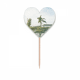 thumbnail image 1 of Cure-Dents Plage Sable Océan Pin Fruit de Mer Drapeaux Cœur Cupcakes, 1 of 3