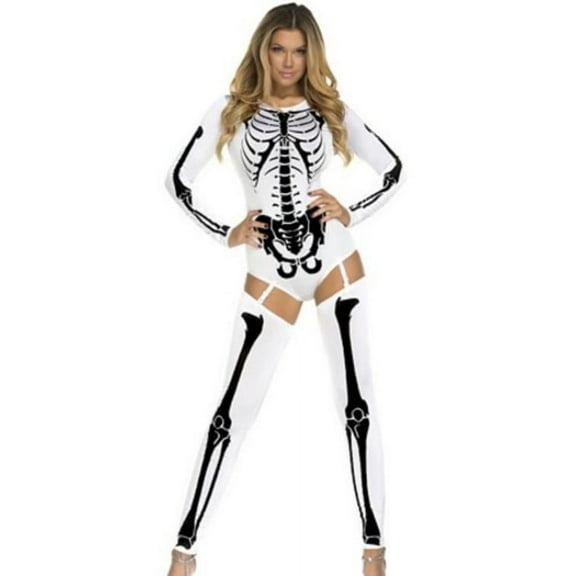 Women's White Bad to the Bone Costume